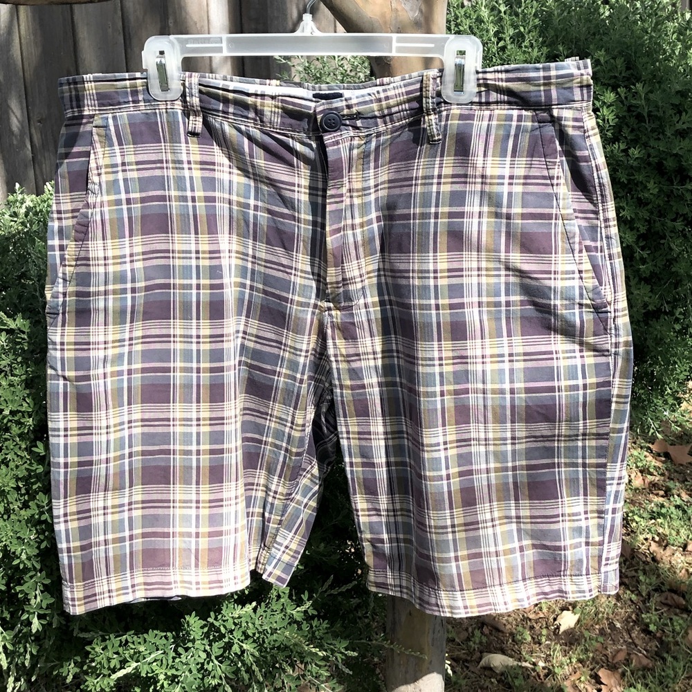GAP Plaid Shorts in Blues, Greens, Cream. Great Quality!